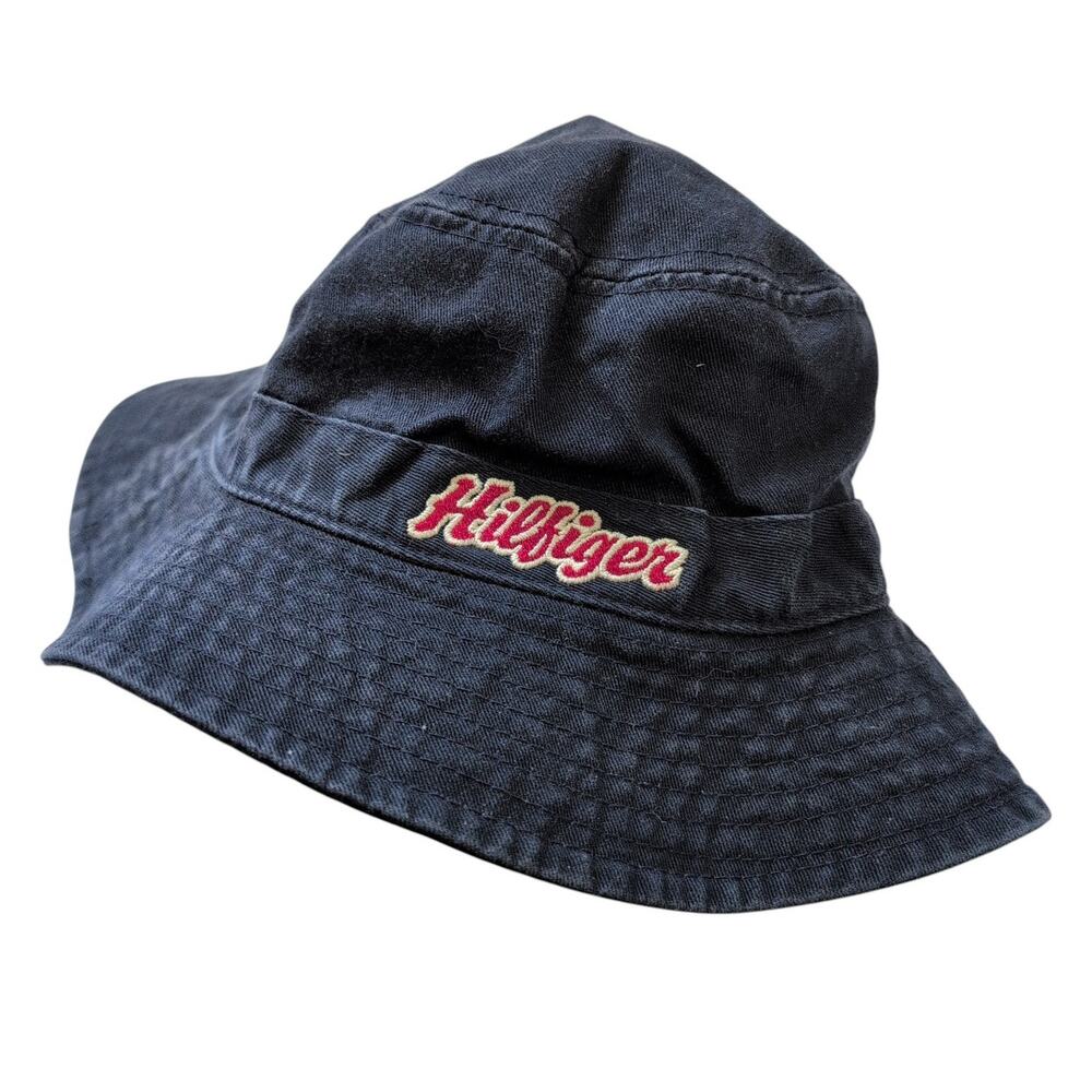 Y2K Tommy Hilfiger Vintage Bucket Hat Womens Size S/M Streetwear 2000s Spellout